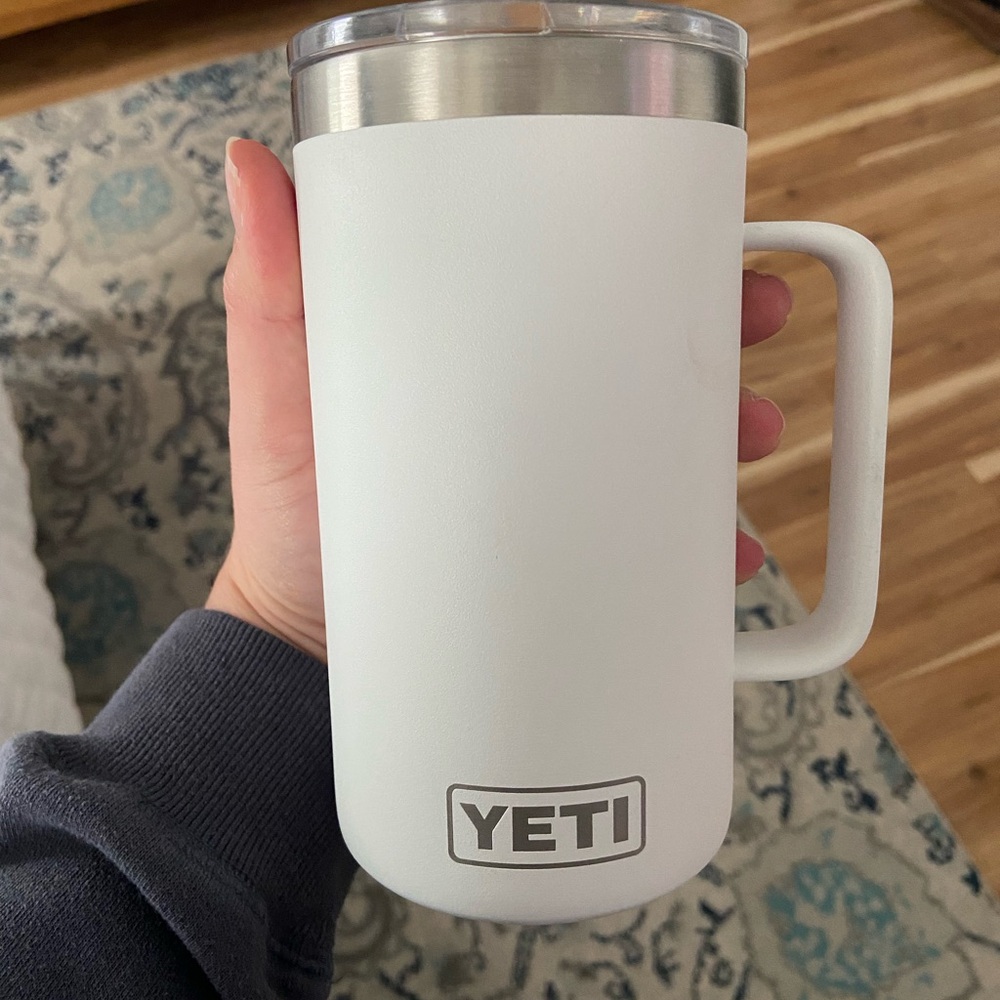 YETI White Insulated Mug
